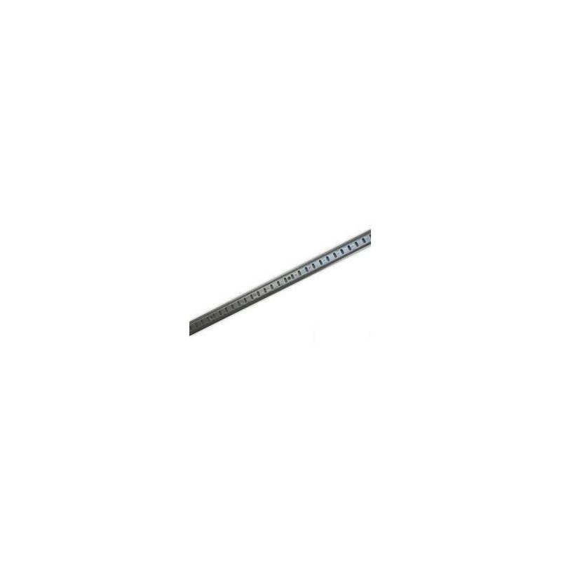 Cremallera inox 18/8 22x4.5x1 (1 metro)
