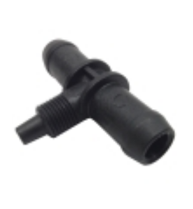 Racor t plástico Ø13-5-13mm toma presion aristarco