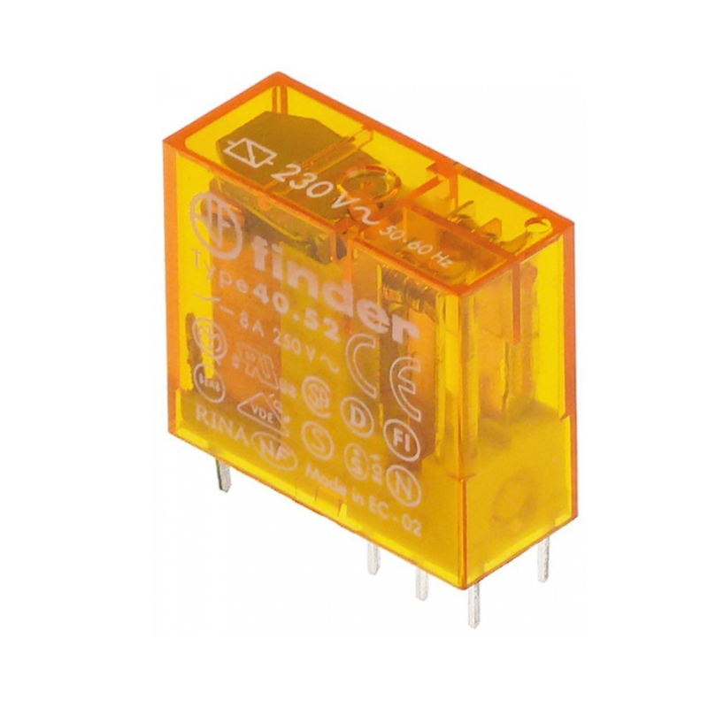 Relé 8A 230V Ac Bipolar Conmutado Jemi