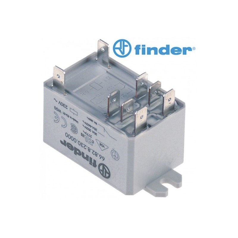 Relé De Potencia Bipolar 30A 230V | Linea blanca Relé De Potencia Bipolar 30A 230V | Linea blanca