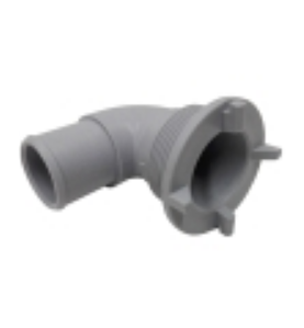 Racor codo desagüe 1"1/2 Ø33mm aristarco