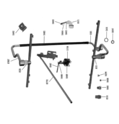 Soporte brazo giratorio superior gs-4/2 af jemi