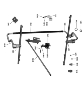 Soporte brazo giratorio superior gs-4/2 af jemi