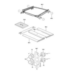 Soporte filtro cuba central cap 7 hoonved