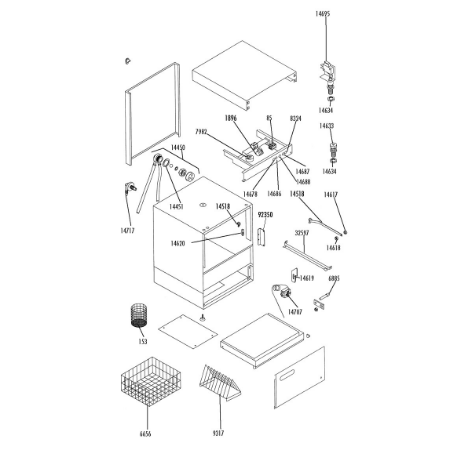 Soporte interior lavavajillas 35.21 aristarco