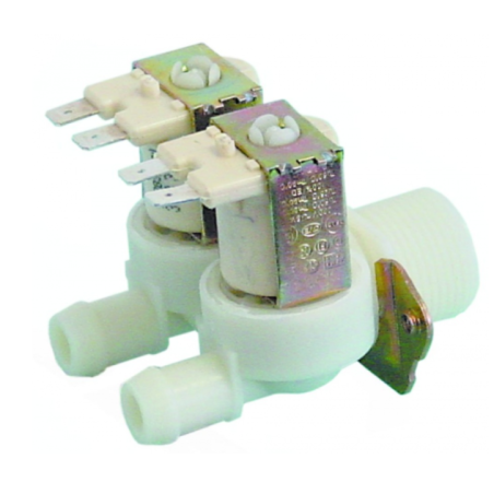 Electrovalvula 2 vias 230v horizontal