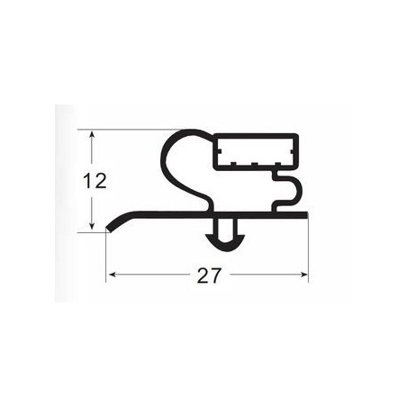 Burlete puerta ur-260 (3mts)