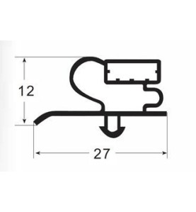 Burlete puerta ur-260 (3mts)