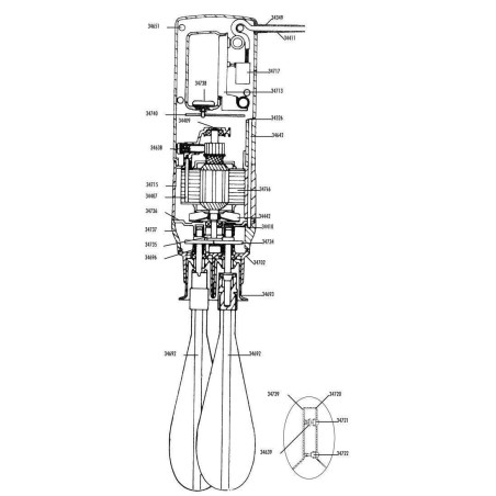Carcasa superior triturador mx91 dynamic