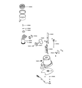 Tapa inferior palanca exprimidor ecp-p15 edesa