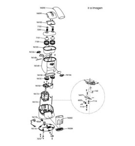 Tapa inferior soporte palanca acid 2 cunill