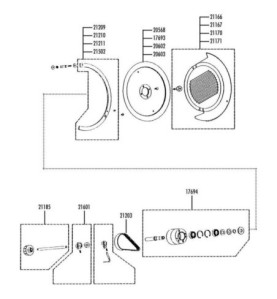 Plato protector cuchilla usa 250 braher