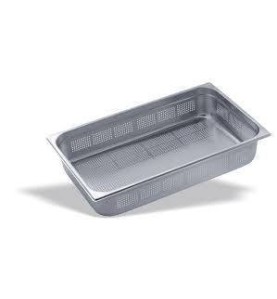 Cubeta gastronorm gn 1/1 inox perforada 20mm