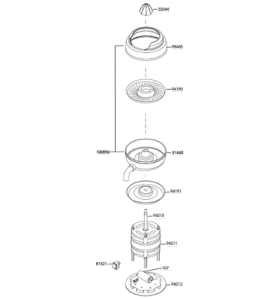 Motor exprimidor ecm/ecp sammic