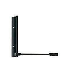 Perno muelle brazo para puertas color negro