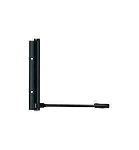 Perno muelle brazo para puertas color negro