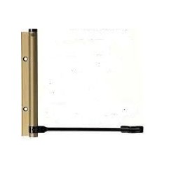 Perno muelle brazo para puertas color oro