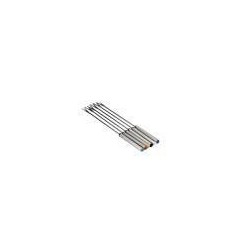 Kit 6 pinchos inox para fondue l250mm