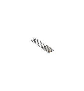 Kit 6 pinchos inox para fondue l250mm
