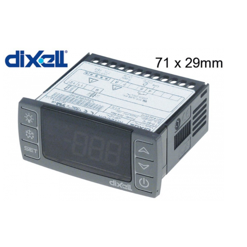 Termostato digital xr20c 8a 12v dixel