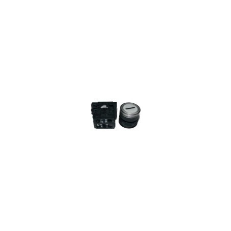 Pulsador blanco Ø22mm 230v marcha