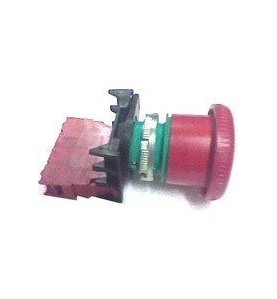 Pulsador rojo con bloqueo Ø22mm 1 contacto  sirman