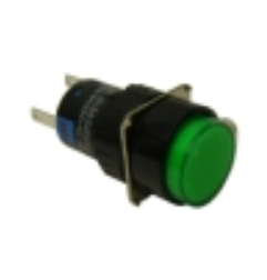 Pulsador verde encendido picadora 5a 250v lucca