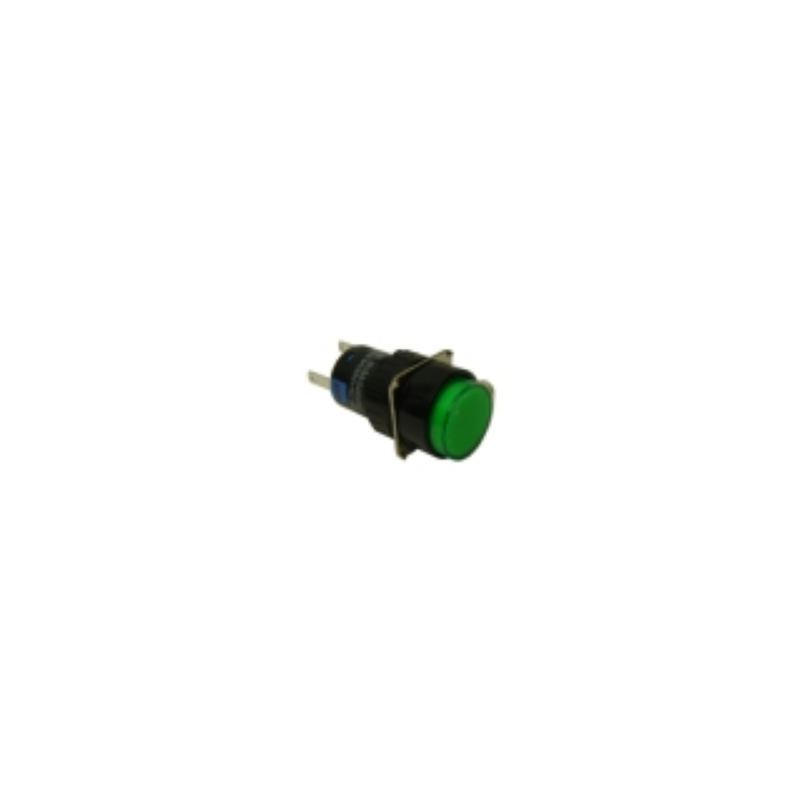 Pulsador verde encendido picadora 5a 250v lucca