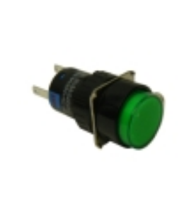 Pulsador verde encendido picadora 5a 250v lucca