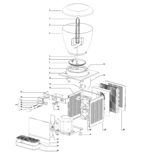 Polea motor fabricador hielo flonasa