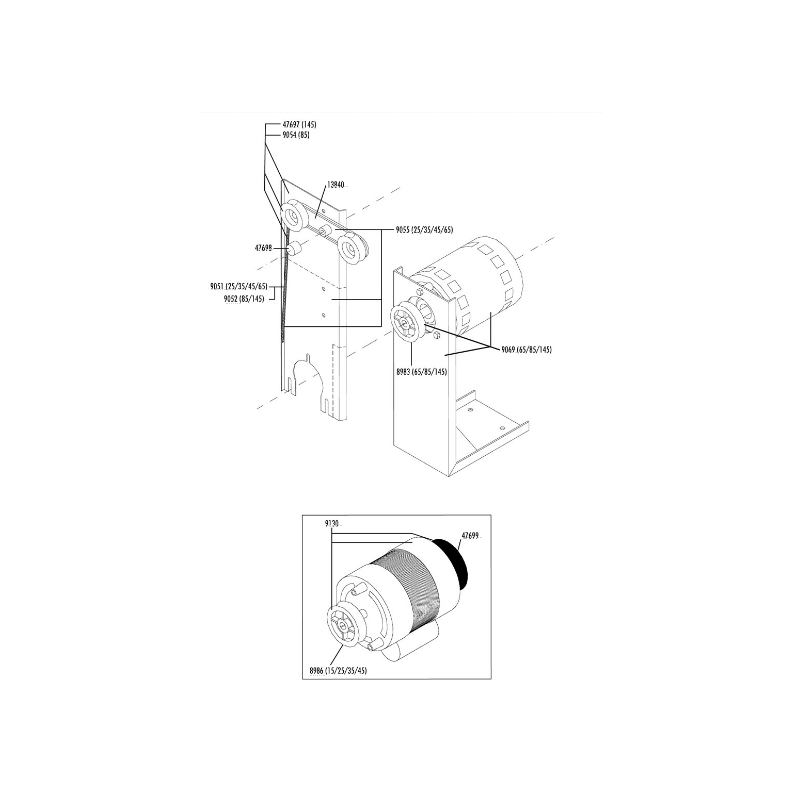 Tensor correa pulsar 85 completo itv