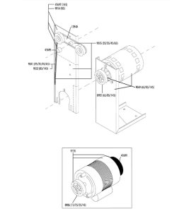Tensor correa pulsar 85 completo itv