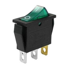 Interruptor verde unipolar 230v 16a 30x11mm lucca ( 2 unidades)