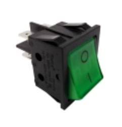 Pulsador verde 30x22mm 230v bipolar