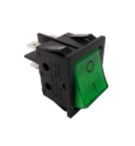 Pulsador verde 30x22mm 230v bipolar