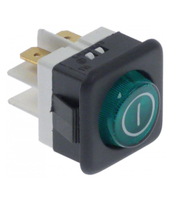 Piloto verde 25x25mm 230v  jemi