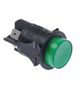 Interruptor Verde Ø25mm 16A 230V Bipolar | Varios