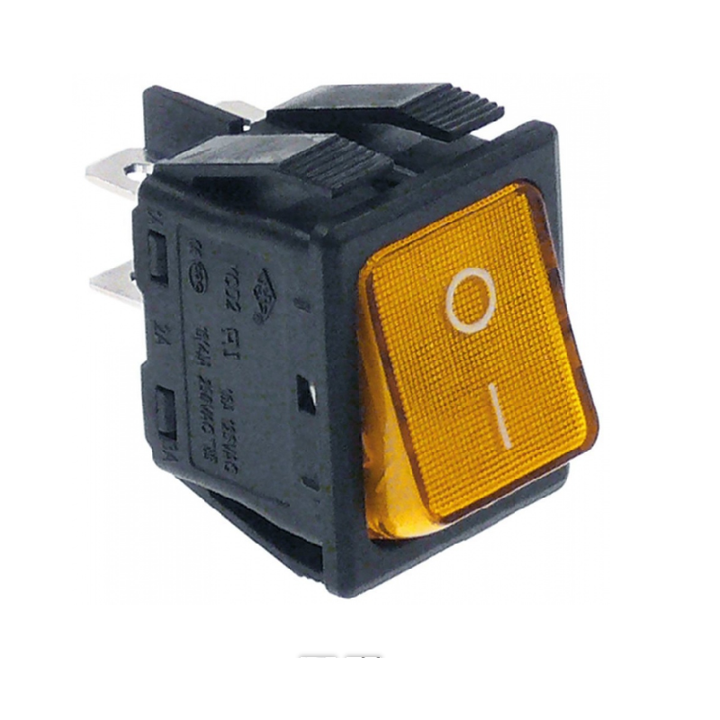 Pulsador ambar 30x22mm 230v bipolar Pulsador ambar 30x22mm 230v bipolar