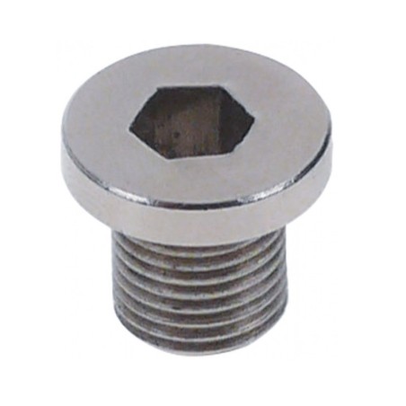 Tornillo soporte eje plástico Ø10x10mm jemi