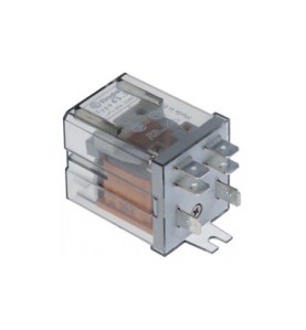 Relé de potencia FINDER 250VAC 20A empalme F6,3 lengüeta de sujeción medidas 68x38,2x35,8mm
