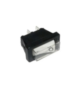 Interruptor blanco opaco 30x11mm unipolar