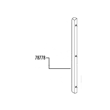 Guia izquierda puerta ad-15/ad-15d fagor