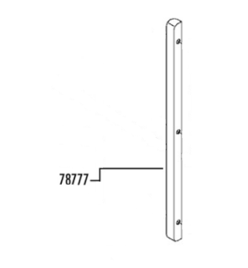 Guia derecha puerta ad-15/ad-15d fagor