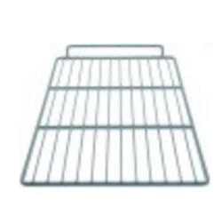 Parrilla an 320mm p 560mm acero plastificado anillo externo reforzado 7,5mm horeca