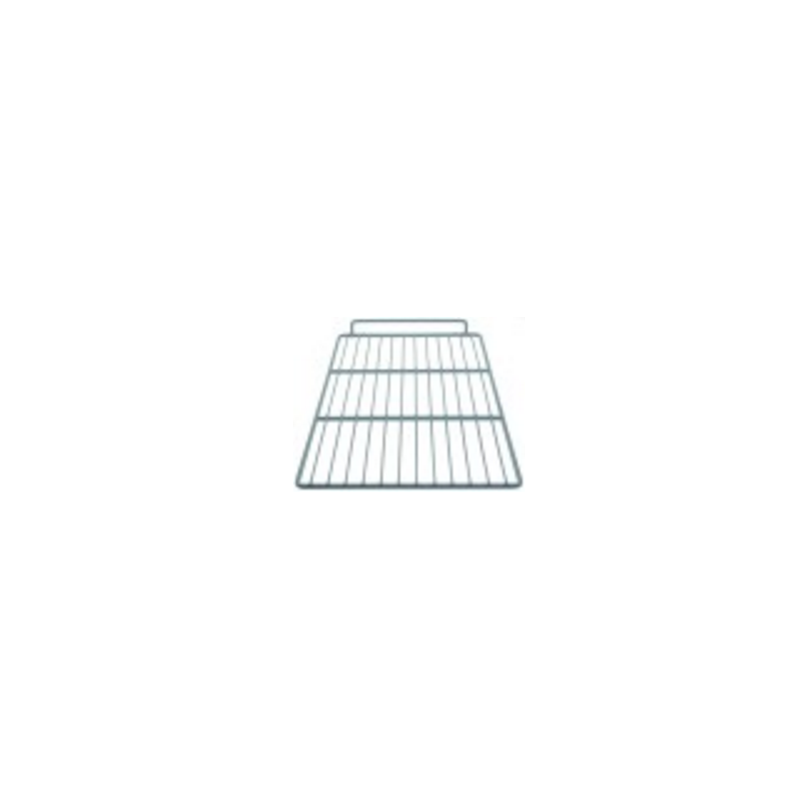 Parrilla an 320mm p 560mm acero plastificado anillo externo reforzado 7,5mm horeca