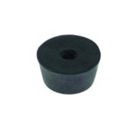 Pie de aparato 29mm h 16mm goma taladro  6mm ue 1 pzs horeca