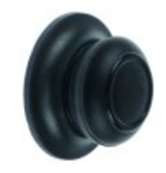 Pomo seta asidero ø 50mm ø 70mm l 36mm plástico negro horeca