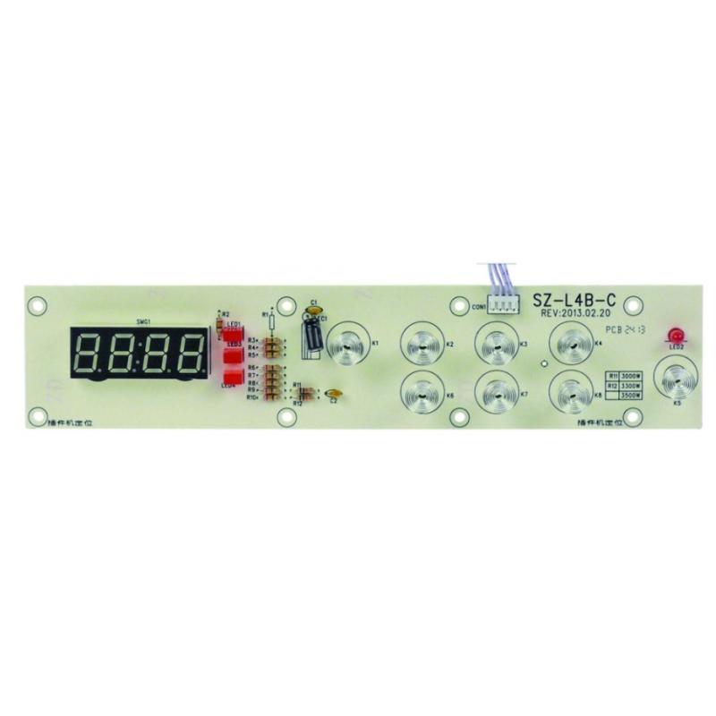 Placa de teclado aparato de inducción gic3035 l 247mm an 53mm horeca