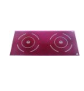 Vidrio vitrocerámico l 655mm an 300mm espesor 4mm horeca