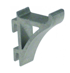Soporte de bandeja L 24mm An 9mm H 29mm aluminio para frigorífico UE 1 pzs MAKRO